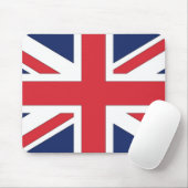 Tapis De Souris Union Jack, drapeau du Royaume-Uni (Avec souris)
