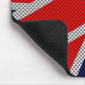 Tapis De Souris Union Jack moderne sur l'impression en fibre de ca (Coin)
