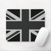 Tapis De Souris Union Jack noir Mousepad (Avec souris)