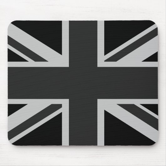 Tapis De Souris Union Jack noir Mousepad (Devant)