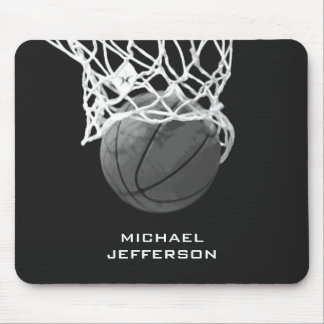 Tapis De Souris Unique Basketball Artwork Votre nom Personnalisé