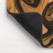 Tapis De Souris Unique Brown en marbre Abstrait Mousepad (Coin)