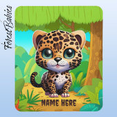 Tapis De Souris Unique Leopard Kitten Jungle Animaux sauvages