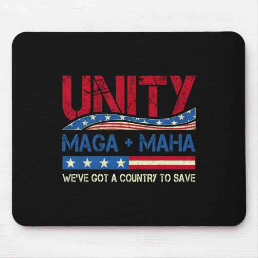 Tapis De Souris Unity Maha Nous avons un pays pour sauver Fl améri (Devant)