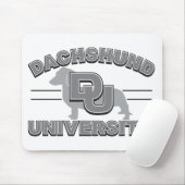 Tapis De Souris Université de Dachshund (Avec souris)
