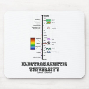 Tapis De Souris Université électromagnétique (Electromag. Spectre)