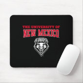 Tapis De Souris University Of New Mexico Unm Lobos Ncaa Unm&#; (Avec souris)