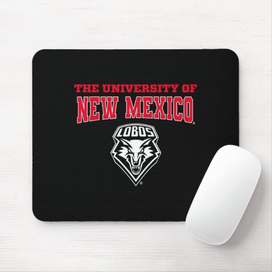 Tapis De Souris University Of New Mexico Unm Lobos Ncaa Unm&#; (Avec souris)