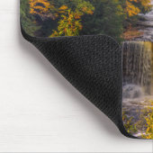 Tapis De Souris Upper Falls avec couleurs d'automne (Coin)