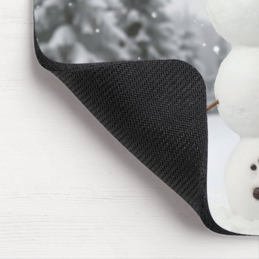 Tapis De Souris Upside Down Snowman (Coin)