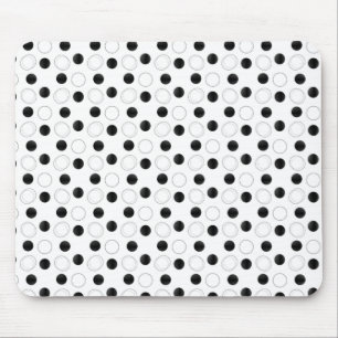 Tapis De Souris Uptown Bliss Mousepad, noir et blanc