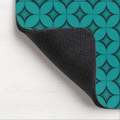 Tapis De Souris Uptown Retro Mousepad, Turquoise (Coin)