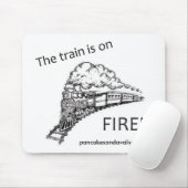 Tapis De Souris URL de Mousepad de train (Avec souris)