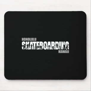 Tapis De Souris Urne de skateboard à Honolulu Hawaï Skateboard