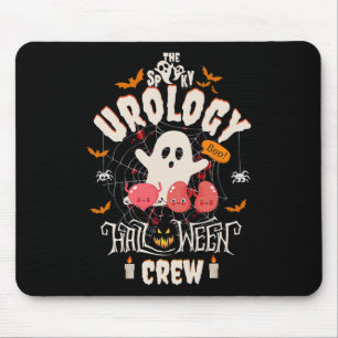 Tapis De Souris Urologie éffrayante Halloween Crew Cute Ghost Nurs