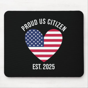 Tapis De Souris Us Citoyenneté 2025 Décoration American New Usa Ci