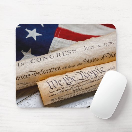 Tapis De Souris US Founding Documents (Avec souris)