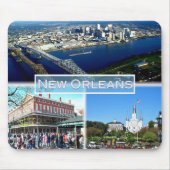 Tapis De Souris US New Orleans - Central Business District - (Devant)