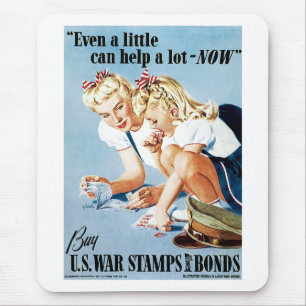 Tapis De Souris US War Stamps and Bonds