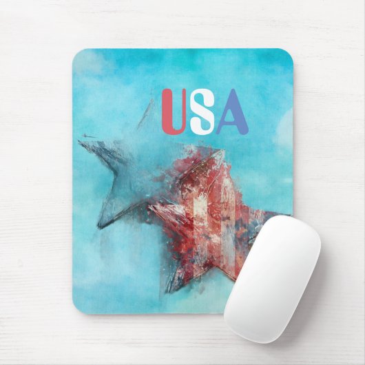 Tapis de souris USA (Avec souris)