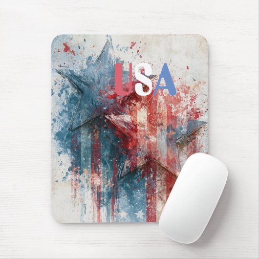 Tapis de souris USA (Avec souris)