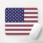 Tapis De Souris USA Drapeau Gemstone Art (Avec souris)