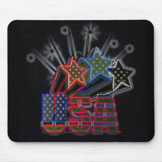 Tapis De Souris USA Fiers (Devant)
