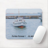 Tapis De Souris USCG 40 vue de face de bateau de pied grands # (Avec souris)