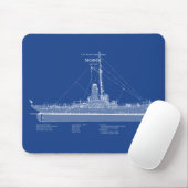 Tapis De Souris USCG Cutter Modoc wpg-46 - ABD (Avec souris)