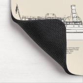Tapis De Souris USCG Lighthouse Tender Amaranth - SBD (Coin)