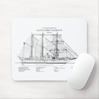 Tapis De Souris USCGC Alexander Hamilton wix-272 - SBD