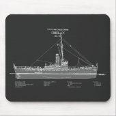 Tapis De Souris USCGC Chelan - ABD (Devant)