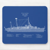 Tapis De Souris USCGC Duane wpg-33 - ABD (Devant)