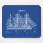 Tapis De Souris USCGC Eagle wix-327 - ABD (Devant)