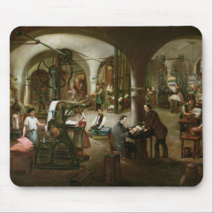 Tapis De Souris Usine dans le d'Aubagne de rue, 1861