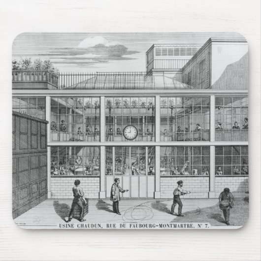 Tapis De Souris Usine pour des cartouches de fusil de chasse, (Devant)