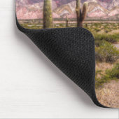 Tapis De Souris Usines de cactus de Salta Argentine et colline (Coin)