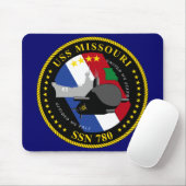 Tapis De Souris USS Missouri Mousepad (Avec souris)