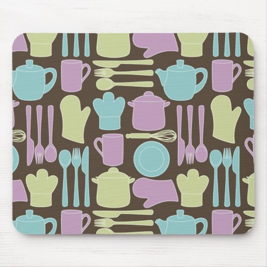 Tapis De Souris Ustensiles de cuisine Motif 2 (Devant)