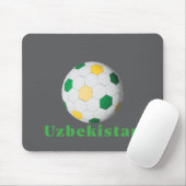 Tapis De Souris Uzbekistan Soccer (Avec souris)