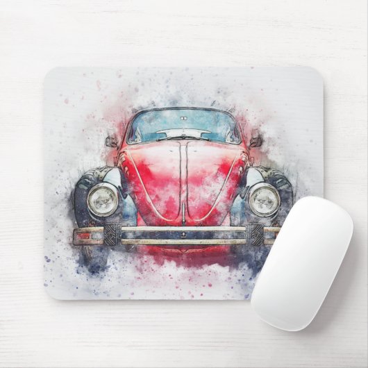 Tapis De Souris V.W. Beetle (Avec souris)