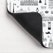 Tapis De Souris Vacances dans le motif de l'Europe (Coin)