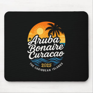 Tapis De Souris Vacances de croisière aux îles Abc Aru Bonaire Cur