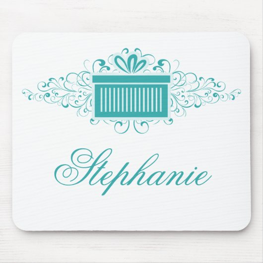 Tapis De Souris Vacances de mousepad, Aqua (Devant)