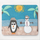 Tapis De Souris Vacances de Noël (Devant)