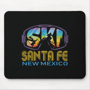Tapis De Souris Vacances de ski à Santa Fe Nouveau-Mexique