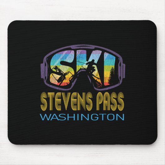 Tapis De Souris Vacances de ski à Stevens P Washington (Devant)