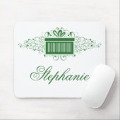 Tapis De Souris Vacances de Vacances Présente Mousepad, Vert (Avec souris)