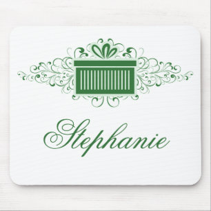 Tapis De Souris Vacances de Vacances Présente Mousepad, Vert