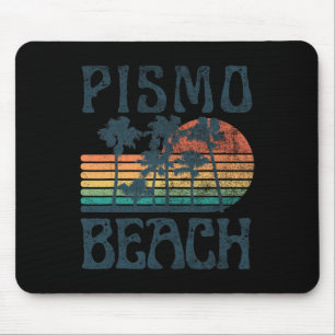 Tapis De Souris Vacances d'été à la plage de Pismo Californie Vint